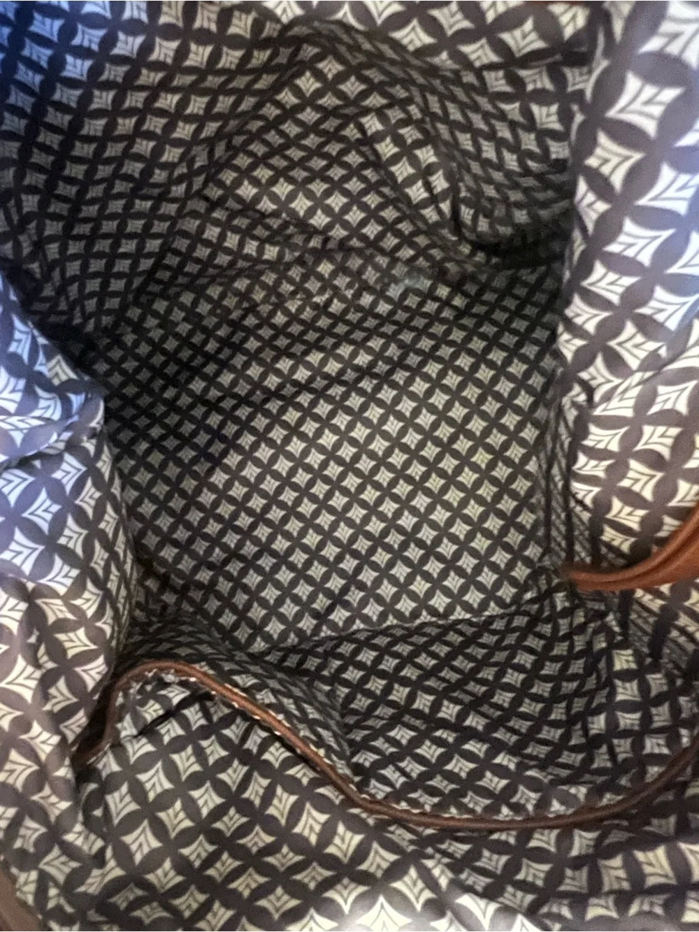 Antik Kraft Braided Faux Leather Hobo Bag Cognac Brown Woven Crossbody Purse